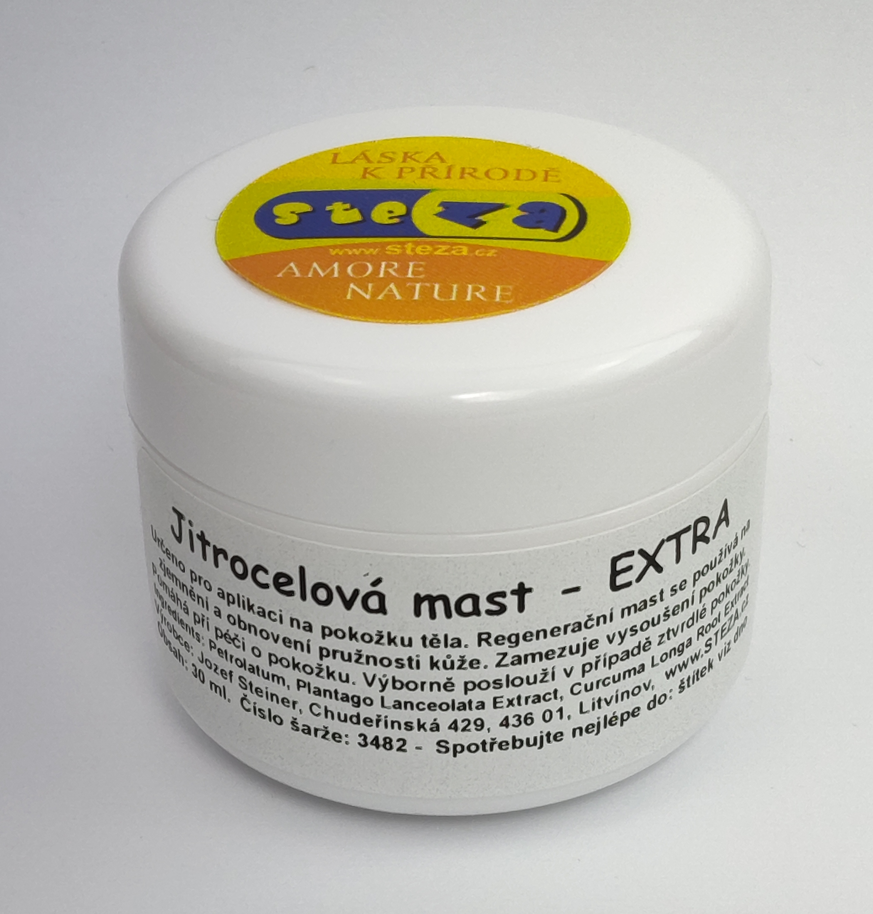 Tinktur - Jitrocelová mast - EXTRA 3x 30 ml.